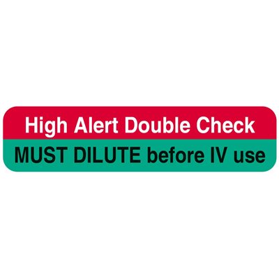 Item 18586 - Double Check Labels