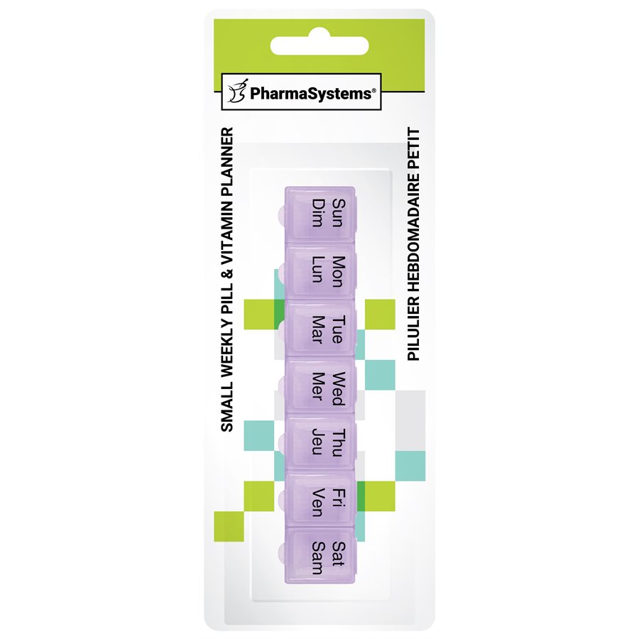 PharmaSystems Weekly Pill Planner Box 1x per day (X-Large)