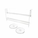 Label Dispenser with Dividers, 34.5 x 9 x 18 cm