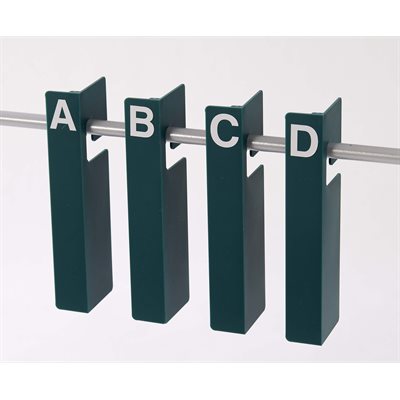 For Identification Sticker Rack ID Tags for Wall Rack