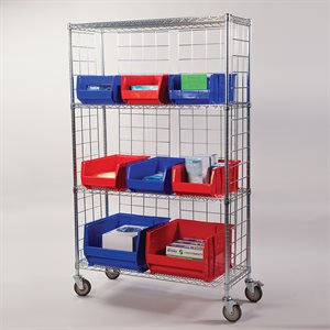 Three-Sided Enclosed Cart