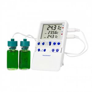 Hi-Accuracy Refrigerator Thermometer, 2 Probe Bottles