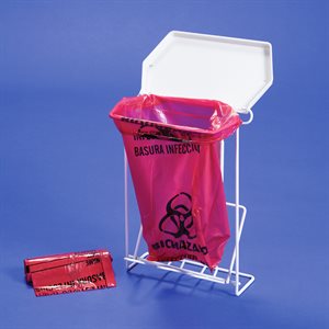 Biohazard Bags and Rack Disposal System for Mobile Hygiene Station