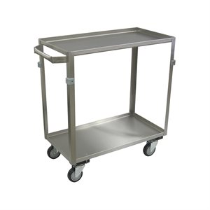 Stainless Steel Cart, 2-Shelf