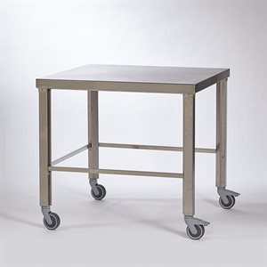 Stainless Steel Mobile Table, 36"W