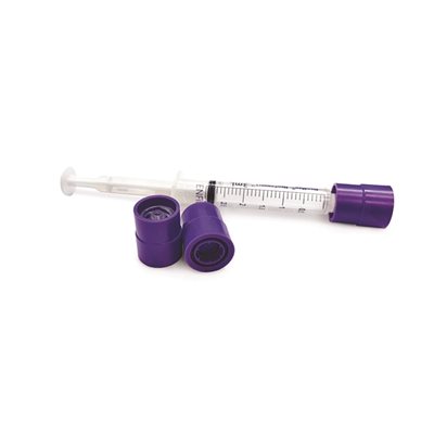 Tamper-Evident Tip Caps for ENFit® Syringes, 1000 / pk