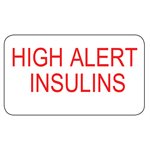 High Alert Insulins Labels