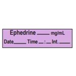 Label Tape: Ephedrine____mg / ml
