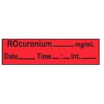 Label Tape: ROcuronium____mg / ml