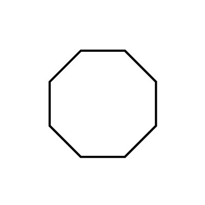 Custom Label, 19 mm Octagon