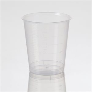 Narrow Graduated Med Cups, Clear 30mL