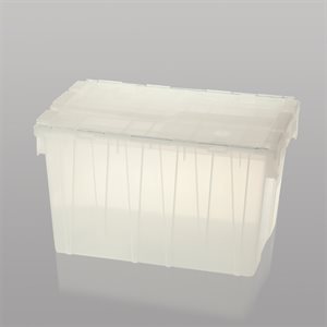 Hinged Lid Transfer Box, 22x13x15