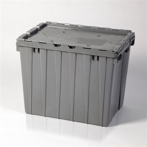 Hinged Lid Transfer Box, 21.5x17x18.5