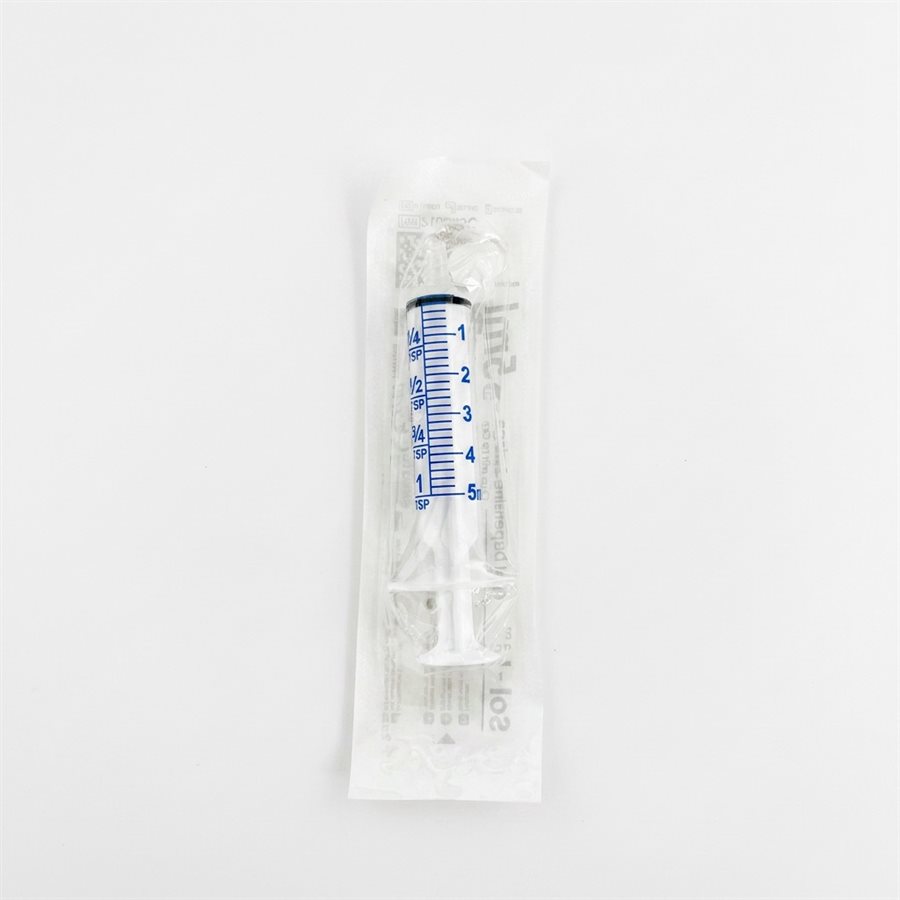 Oral Dispensing Syringe with Tip Cap, 100 / Box