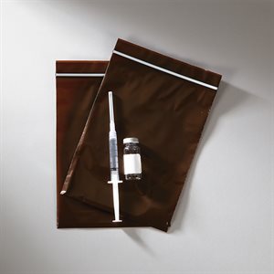 UV Protection Bags, Amber, 6 x 8
