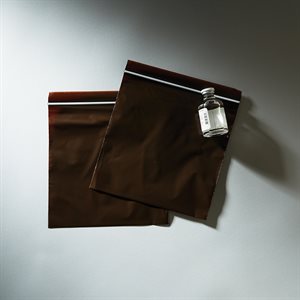 UV Protection Bags, Amber, 8 x 8