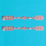 Tamper-Evident Syringe Seals, Do Not Use If Seal Is Broken, Foil, 4.25"