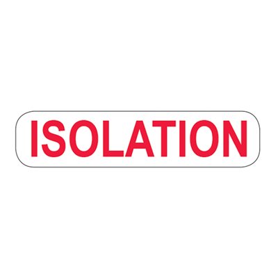  Isolation Labels