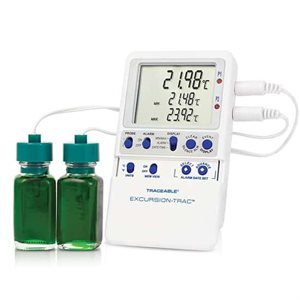 Traceable Excursion-Trac™ Datalogging Thermometer, 2 Probe Bottles