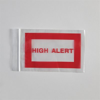 Sticker High Alert High Alert Medication Labels