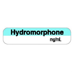 Label "Hydromorphone mg / mL"