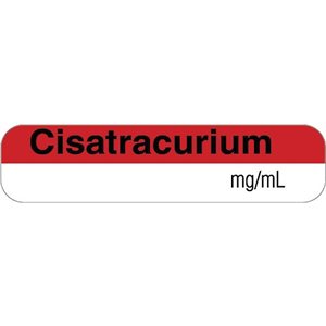Label "Cisatracurium mg / mL"