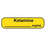 Label: Ketamine ___ mg / ml