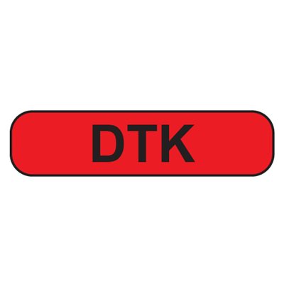 Dtk Cat Label: DTK
