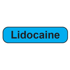 Label: Lidocaine