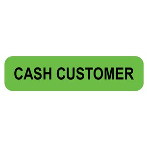 Label: Cash Customer