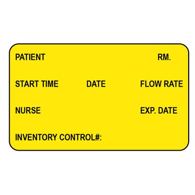 Rm Sample Label Label: Patient Rm. Start Time Date...