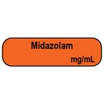 Label: Midazolam mg / mL