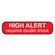 Printable High Alert Labels High Alert Medication Labels