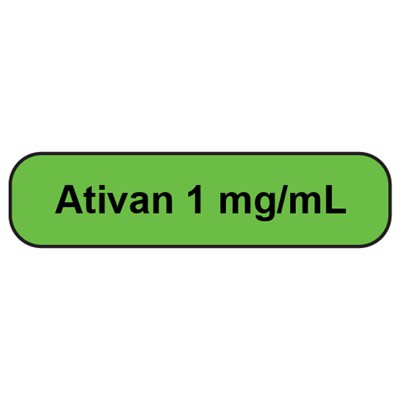 Label: Ativan 1 mg / mL