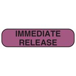 Label: Immediate Release