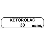 Label : Ketorolac 30 mg / mL