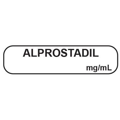 Label: Alprostadil mg / mL
