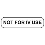 Label: Not for IV Use