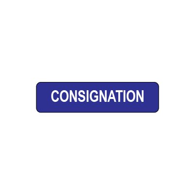 Label: CONSIGNATION