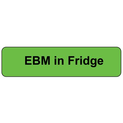 Label: EBM in Fridge