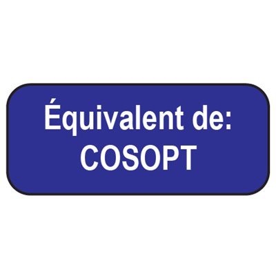 Label: Équivalent de: COSOPT