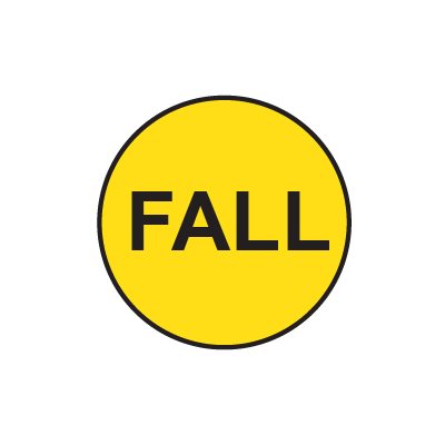 Label Fall Off Label: FALL