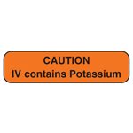 Label: Caution OV Contains Potassium