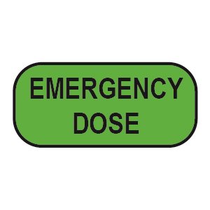 Label: Emergency Dose