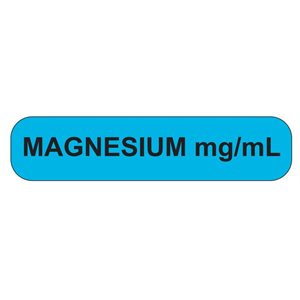 Label: Magnesium mg / mL