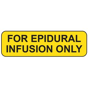 Label: For Epidural Infusion Only