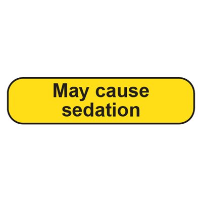 Label: May Cause Sedation