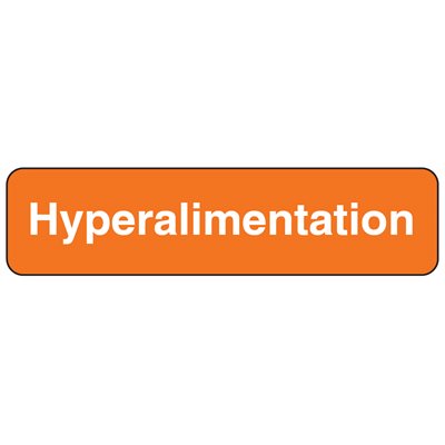 LABEL: Hyperalimentation 