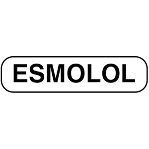 Label: "ESMOLOL"