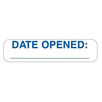 Label "Date Opened:_____"